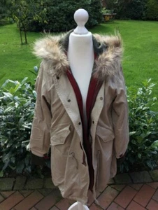 Mason´s Mantel Parka Gr. 42 Kapuze Fellkragen Creme Winter Herbst - Bild 1 von 6