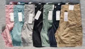 M&S High Waist Tencel Rich CARGO Tea Dyed LYOCELL RICH Shorts_Various - Picture 1 of 46