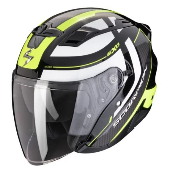 Motorrad Scorpion EXO 230 Pul Jethelm (Schwarz/Neongelb)  Gr: XL (61) - Bild 1 von 1