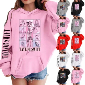 Pop Child Kids Girls Hooded Sweatshirt Pullover Top Hoodies Loose Shirts Blouse - Picture 1 of 19