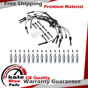 STANDARD SPRE14MCC4 Wire + CHAMPION 570 Spark Plugs For 03-08 Dodge Charger 5.7L - Picture 1 of 2