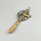 Stahlmaßband - altes Bandmaß - 20 Meter - Metall - Messing - Vintage - Kurbel