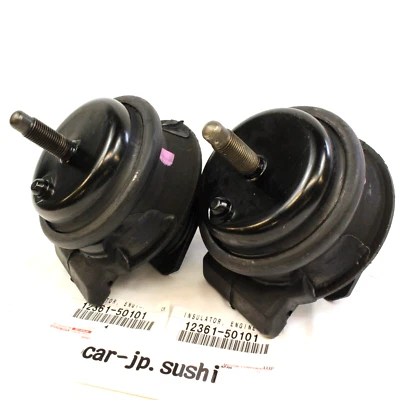 TOYOTA GENUINE LS400 UCF20 90-00 Front Engine Mount INSULATOR Right & Left SET - Image 1 of 4