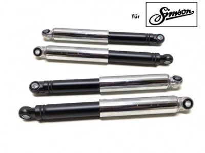 Tieferlegung Set Stoßdämpfer Schwarz 290mm + 260mm für Simson Schwalbe KR51 (5cm - Bild 1 von 4
