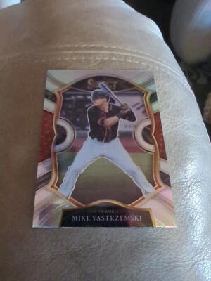 2021-22 Panini Select Mike Yastrzemski #79 Silver Prizm Giants Baseball - Image 1 of 2