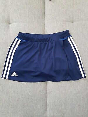 Adidas Originals Control Women Tennis Navy Blue Wrap Skirt Skorts Shorts Size 6 • 26.61€