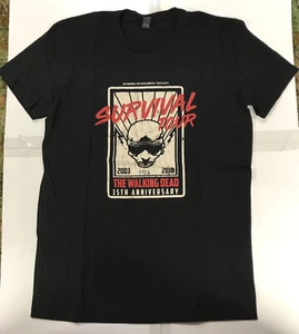 TWD The Walking Dead Survival Tour 15th Anniversary Brand New Shirt Size Medium - Picture 1 of 5