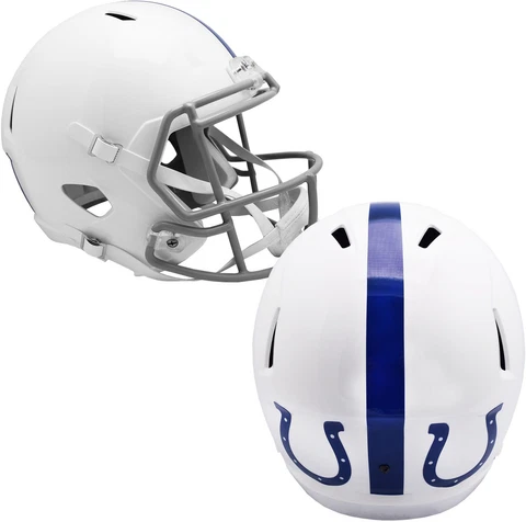 Indianapolis Colts Unsigned Riddell 1956 Throwback Logo Rep Football Helmet Cover
