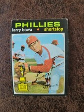 1971 Topps Baseball Larry Bowa #233 - Philadelphia Phillies Legend 1st single