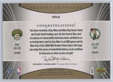 2006-07 Upper Deck Trilogy Generations Ray Allen Dual Jersey 34/50 Jersey # 1/1?
