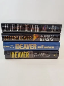 Jeffery Deaver Garden of Beasts 4 Book Bundle Standalone Thrillers Hardback  - Foto 1 di 6