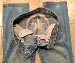 Jeans Converse One Star Women's Size 4 (Actual: 30X30) Stretch Low Rise Onestar - Picture 1 of 10