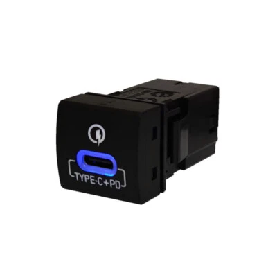 Cargador PD USB-C 27w para Toyota Camry Corolla Land Cruiser Hiace RAV4 Sienna Foto 1 de 4