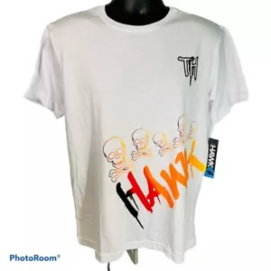 NWT Tony Hawk White Graphic Tshirt Mens Size Large - Picture 1 of 9