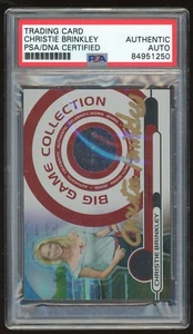 "CHRISTIE BINKLEY 2005-06 TOPPS BIG GAME #BG-CB ""JEANS USADOS"" Autógrafo 51/99 PSA - Imagen 1 de 2