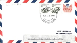 Lufthansa Airlines First Flight Atlanta Georgia - Frankfurt Germany - 1993 - Picture 1 of 2