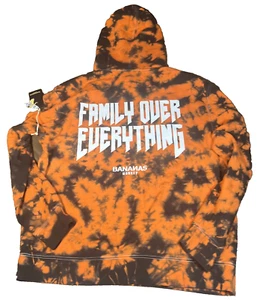 ACE Family Hoodie L Men’s Tie-Dye “Family Over Everything” Bananas Monkey NWT - Picture 1 of 11