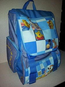 ZAINO BORSA ZAINETTO UOMO NYLON SCUOLA NUOVO Winnie the Pooh - Picture 1 of 1