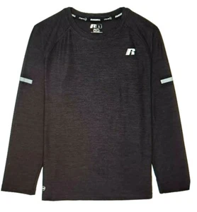 Russell Boy Athletic Active T Shirt Dri Power wick SS 6-16 S,L,XL black - Picture 1 of 3