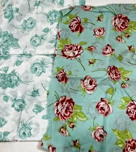 Bonnie & Camille Fabric SMITTEN Moda Roses Floral - Two Patterns, 2+ Yards - Picture 1 of 6