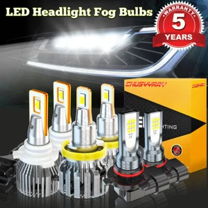 For Lexus IS250 IS350 2006 2007-2010 6x Bright LED Headlight+Fog Light Bulbs - Picture 1 of 24