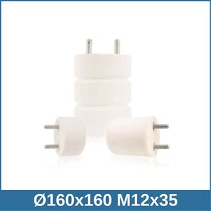 Amortiguador de celda ZPDD Ø160x160 2 pernos M12x35 PU (blanco) acero galvanizado tampón grúa - Imagen 1 de 2
