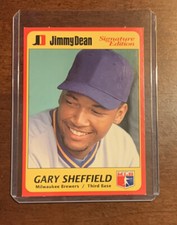 1991 (BREWERS) Jimmy Dean #7 Gary Sheffield