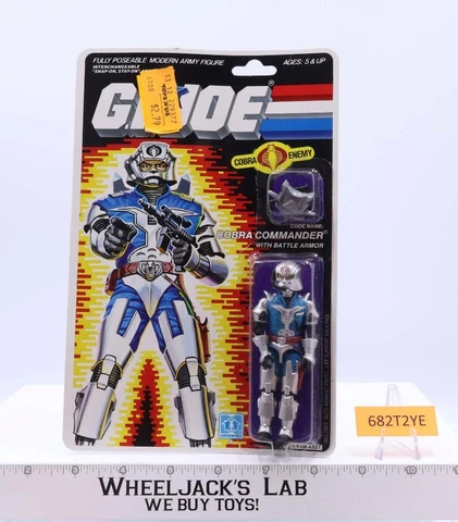Cobra Commander V3 G.I. Joe 1987 Hasbro Vintage Action Figure NEW Cover