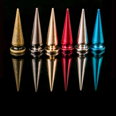 Punk Spike Kegel Schraub Nieten Nieten Leder Basteln Taschen Gürtel Biker 10x29mm