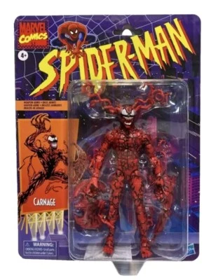 Figura Hasbro Spider-Man Serie Animada Carnicería con Armas de Arma NUEVA 2024 Marvel Foto 1 de 3