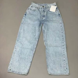ETICA Tyler Vintage Straight Crop Jeans Pebble Beach Size 24 EW182114A - Picture 1 of 17