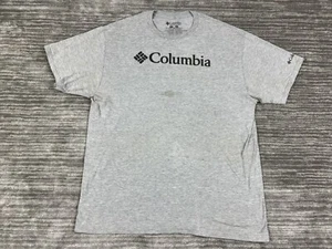 Columbia Shirt Mens Extra Large Gray Shortsleeve Casual - Picture 1 of 11