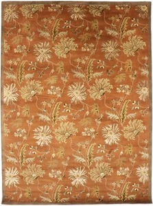 10X13 ft Hand-Tufted Oriental Rug Floral Design Modern Living Room Carpet - Picture 1 of 18