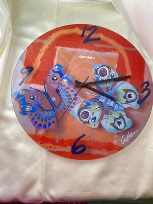 orologio da parete Guzzini vintage rosso - Imagen 1 de 4