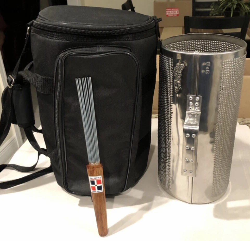 Guira Profesional Dominicana 20”X 13” Con Su Bulto y Gancho Incluido - Image 1 of 1