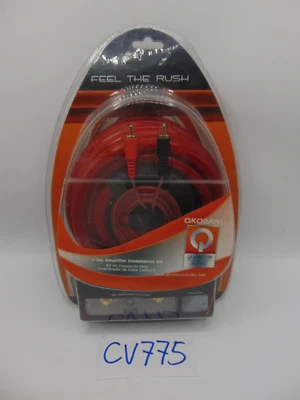 0 Gauge Car Audio Amp Amplifier Install Wiring Kit Quantum New Set DB Research - Image 1 of 4