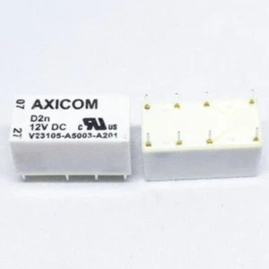 2PCS AXICOM V23105-A5003-A201 Power Relay 12VDC 8Pin - Picture 1 of 1