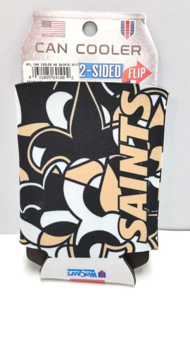 NEW ORLEANS SAINTS NFL CAN COOLER 2 PACK NEW BY WINCRAFT FREE SHIP Cover