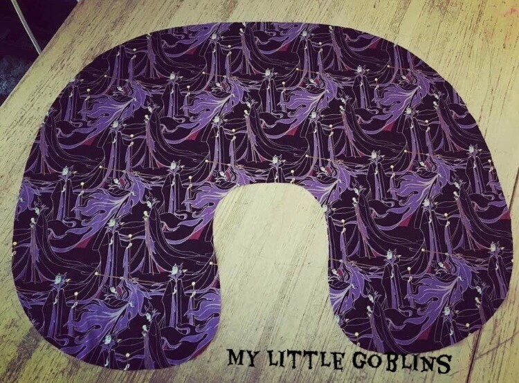 Nursing Pillow Cover Evil Queen Maleficent New Handmade Gothic Princess Baby - Image 1 of 1