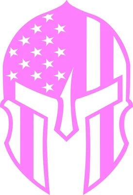 Calcomanía de vinilo casco espartano gladiador bandera americana varios colores y tamaños Foto 1 de 4