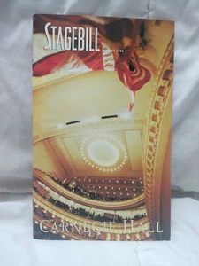 Carnegie Hall Stagebill, January 1999 - Picture 1 of 6