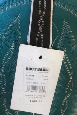 Nuevas botas vaqueras mujer Ariat marrón y verde azulado 8 Foto 1 de 4