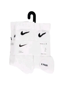 2 Pack Of Nike 6 Pairs Dri-FIT Performance Quarter Socks Youth Size 10C-3Y PS - Picture 1 of 6