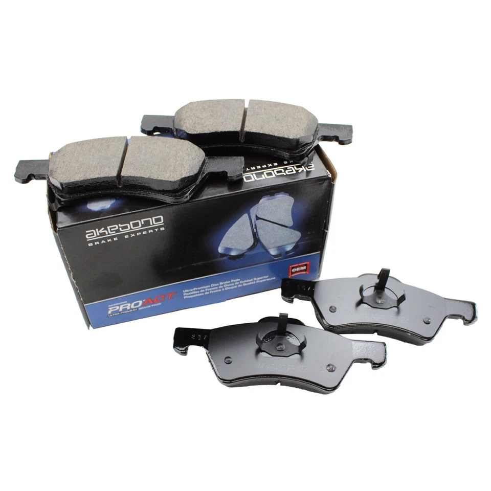 Pastillas de freno de disco delanteras Akebono para Dodge Grand Caravan Chrysler Town & Country Foto 1 de 4