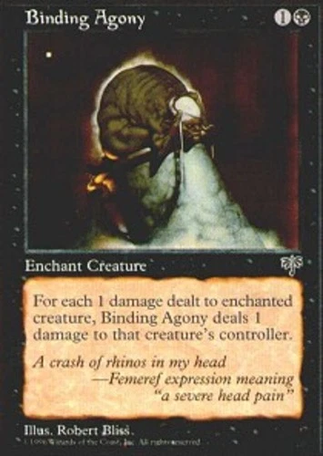 Binding Agony - Mirage # MTG Magic The Gathering - Image 1 of 1