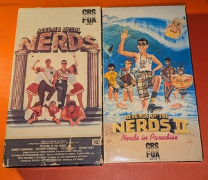 Revenge of the Nerds I II 1 2 VHS 1984 CBS FOX Original Release Rare release - Bild 1 von 3