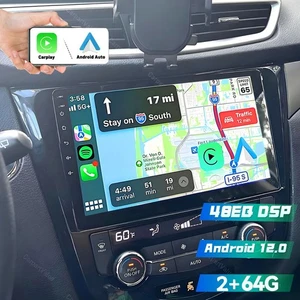 For Nissan Rogue 2014 2015 2016 2017 CarPlay Android 13.0 Car GPS Stereo Player - Picture 1 of 20