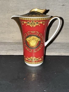 Versace Rosenthal Miniatura Crema Rojo Medusa - Imagen 1 de 5