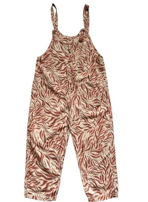 Mono Little Lies para mujer pequeño 100 % lino con bolsillos longitud corta boho Foto 1 de 4