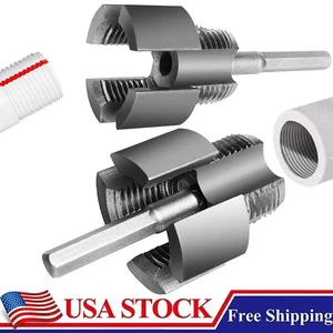 Integriertes Innen- & Außenrohrgewinde-Werkzeug, PVC Rohrgewindeschneider Kit USA - Bild 1 von 10